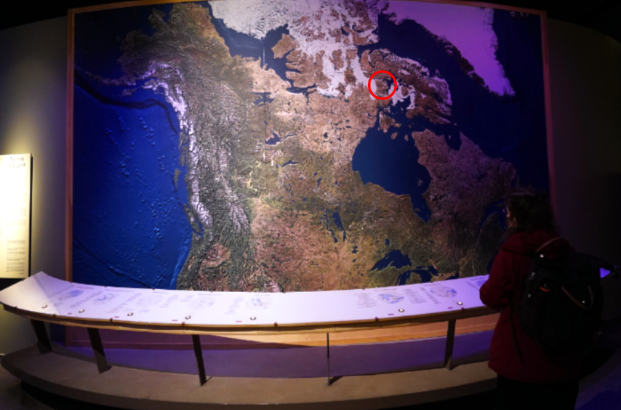 Satelitenbild von Kanada